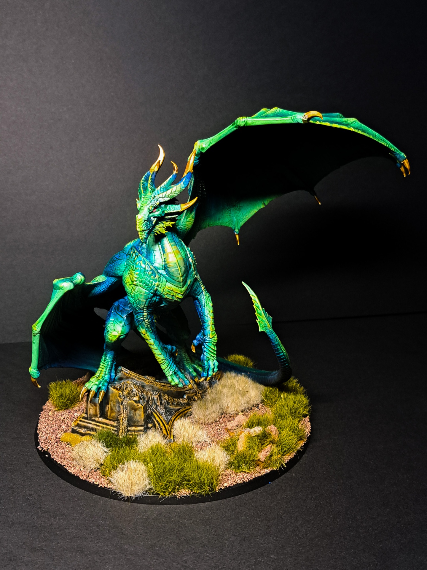 Krondys, Hijo de Dracothion — miniatura AGE OF SIGMAR pintada por encargo por Bierzo Art Studio