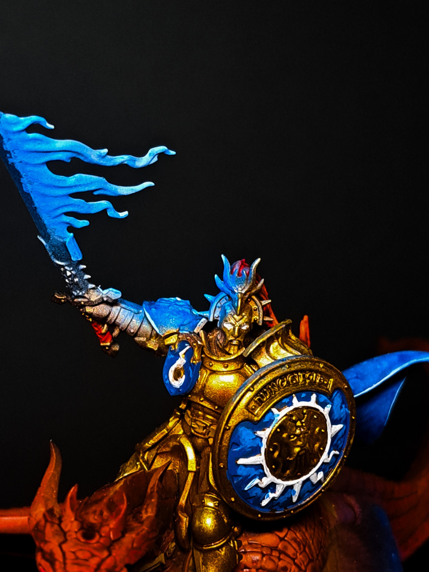 Stormcast Champion — miniatura AGE OF SIGMAR pintada por encargo por Bierzo Art Studio