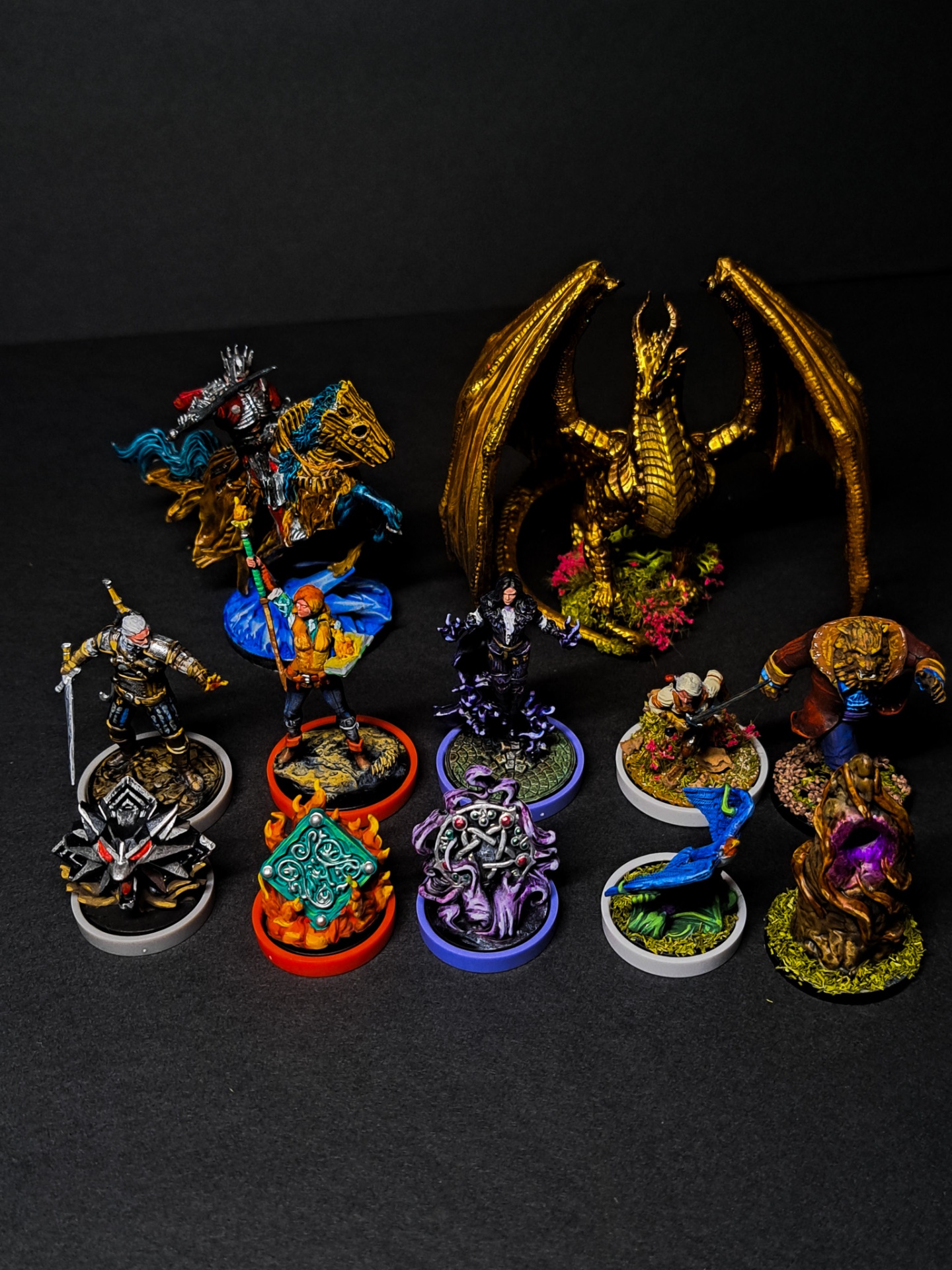 The Witcher: Old World — Set completo pintado — miniatura Juegos de Mesa pintada por encargo por Bierzo Art Studio